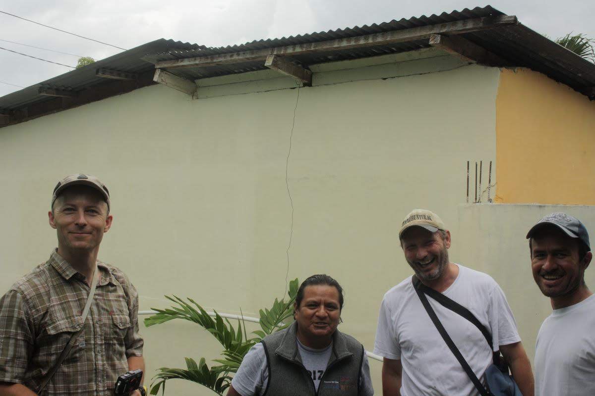 Torben, Jorge Chocon, Christian og Edsrea efter rapportering til arkæologerne i Dolores.jpg